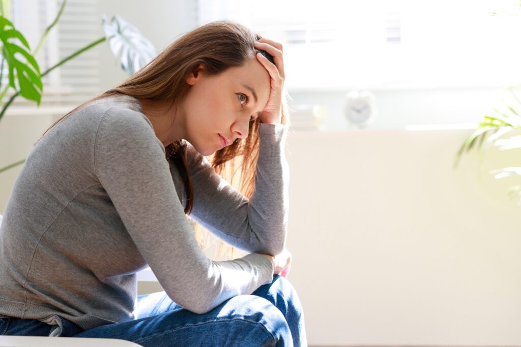 woman addicted to drugs