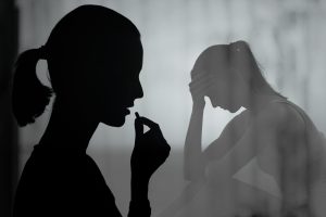 woman addicted to xanax