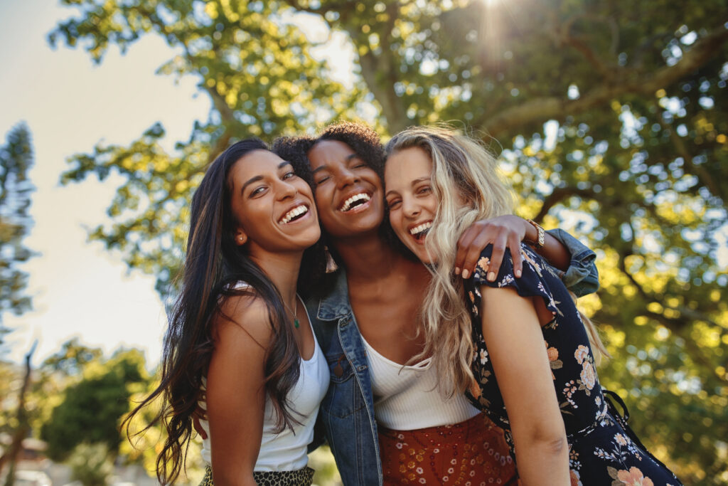 group of women smiling