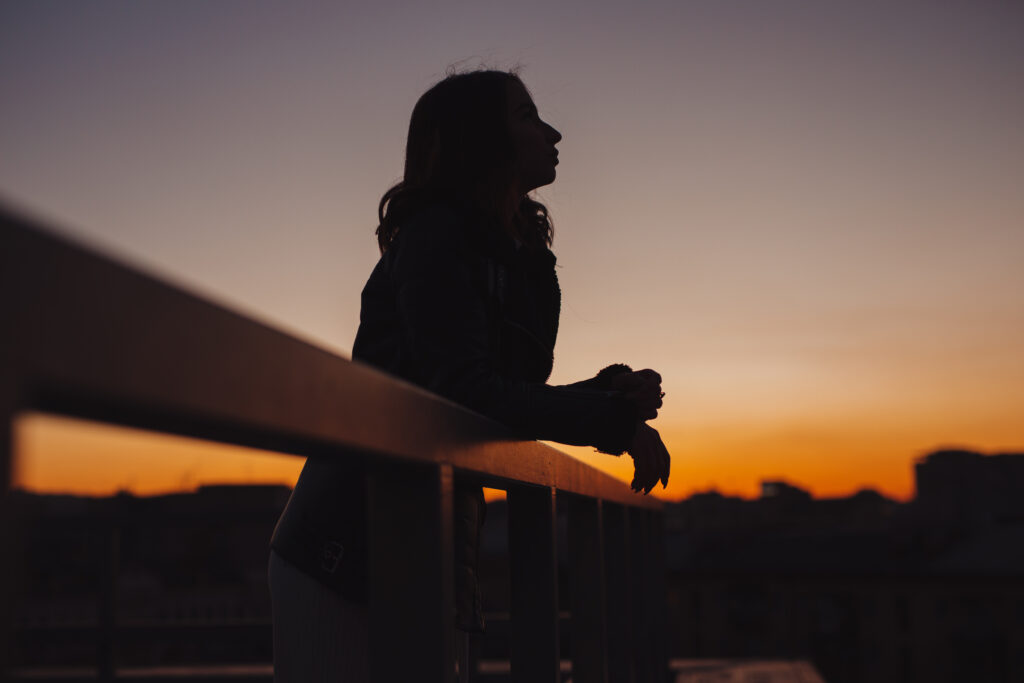 woman at san diego beach