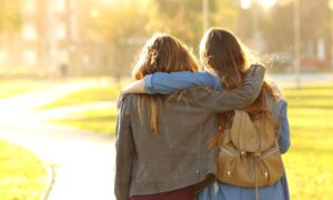 woman supporting loved one in recovery