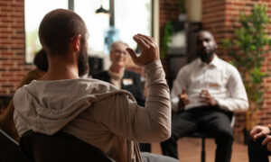 addiction treatment support group